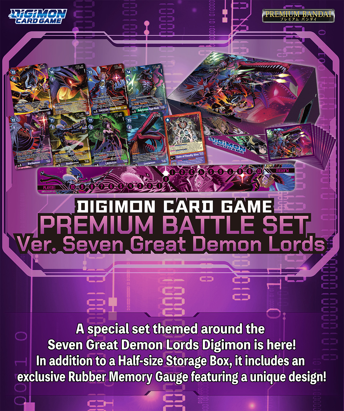 DIGIMON CARD GAME PREMIUM BATTLE SET Ver. Seven Great Demon Lords