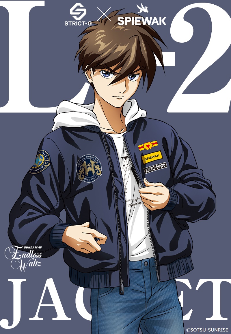 STRICT-G SPIEWAK ガンダムW L-2HOODIE ヒイロ・ユイ STRICT-G x SPIEWAK Mobile Suit Gundam Wing: Endless Waltz