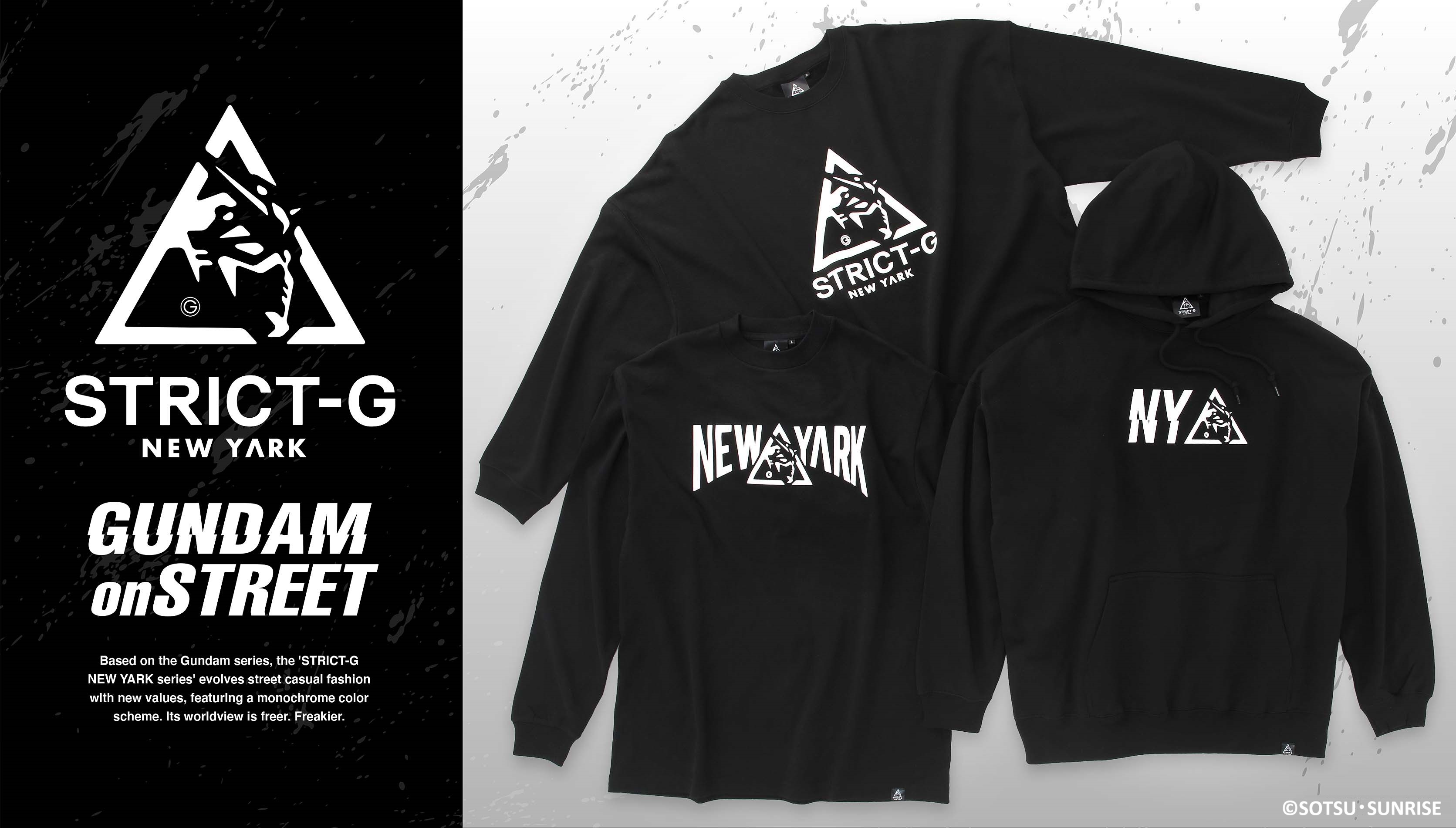 STRICT-G NEW YARK Mobile Suit Gundam NY Logo Hoodie | GUNDAM