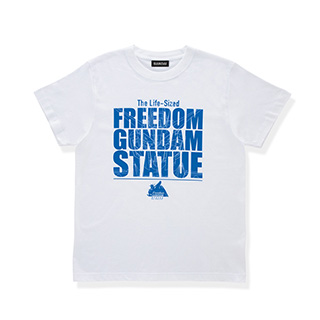 Life-sized Freedom Gundam Blueprint T-shirt