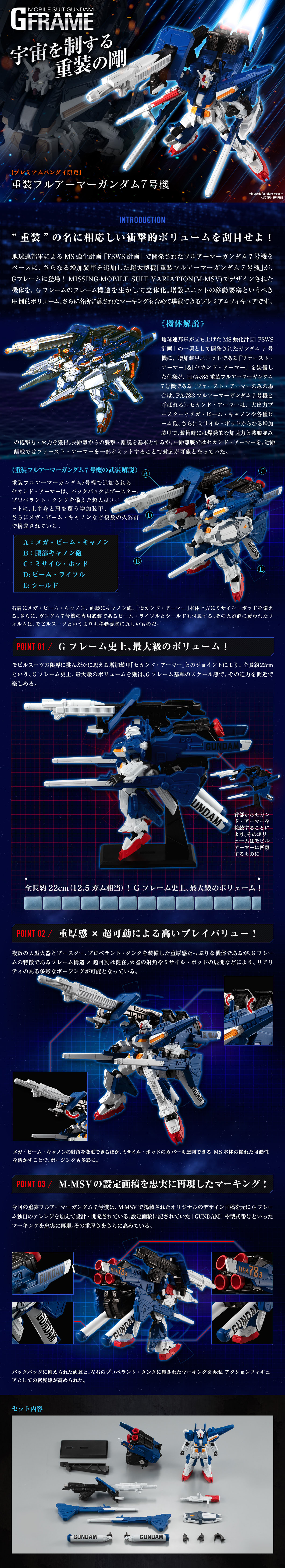 gundam g frame list