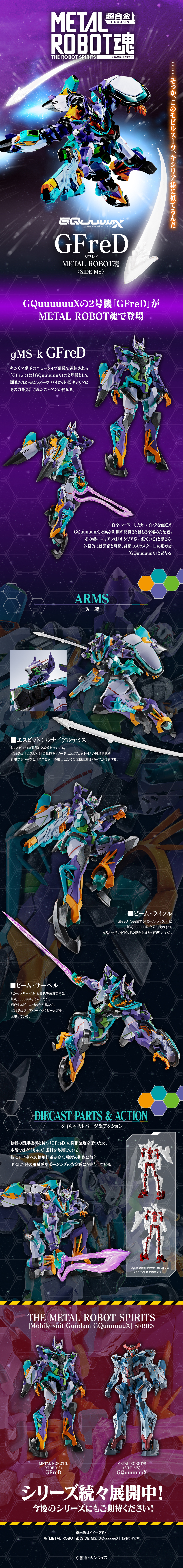 METAL ROBOT SPIRITS SIDE MS GFreD