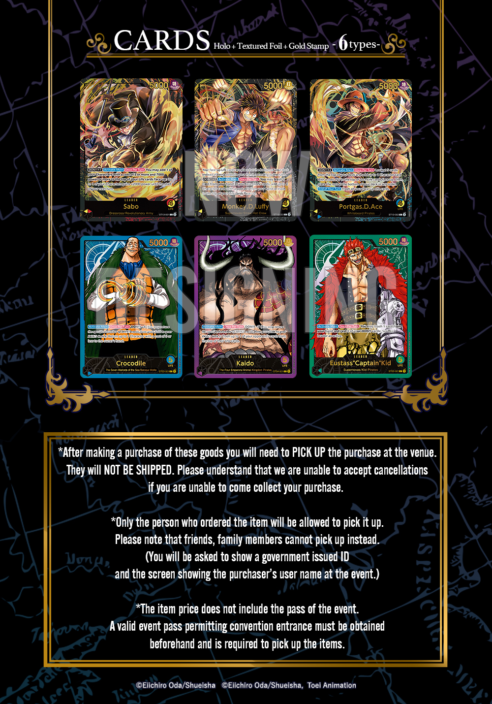 Bandai Card Games Fest 24-25 pick-up] ONE PIECE CARD GAME Premium Card  Collection -Leader Collection- | ONE PIECE | PREMIUM BANDAI USA Online  Store for Action Figures, Model Kits, Toys and more