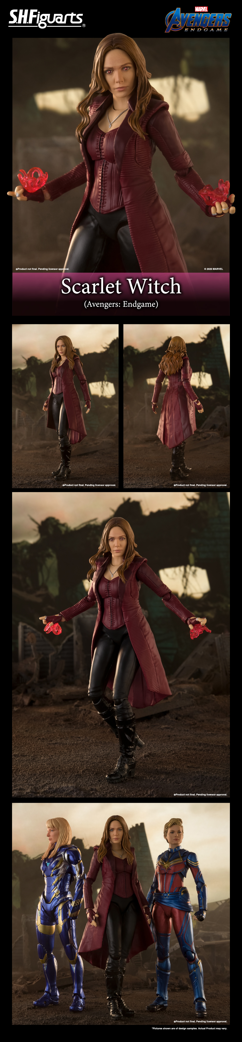Japan version Avengers // End Game Bandai S.H.Figuarts Scarlet Witch