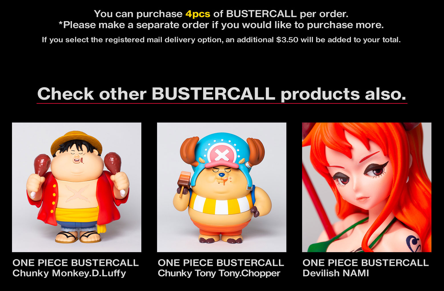 ONE PIECE BUSTERCALL Chunky Monkey.D.Luffy | BUSTERCALL | PREMIUM 