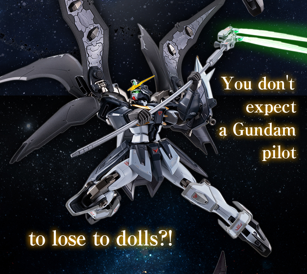 You don't expect a Gundam pilot to lose to dolls?!, 