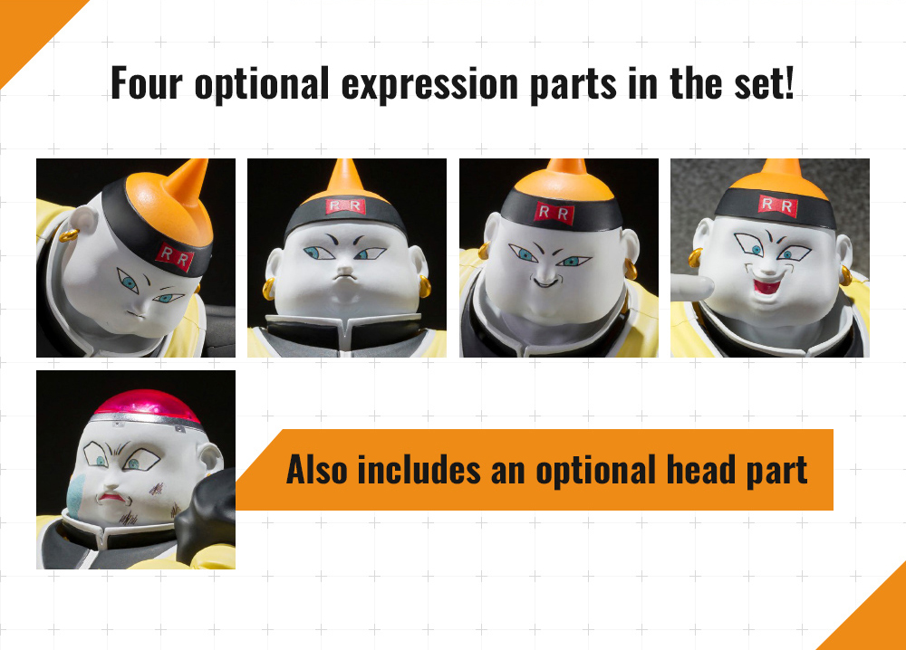 Four optional expression parts in the set! Also includes an optional head part