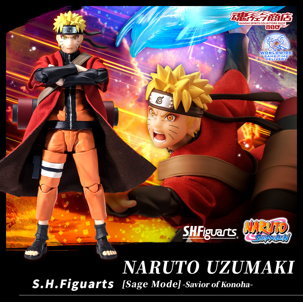 S.H.Figuarts NARUTO UZUMAKI [Sage Mode] -Savior of Konoha-