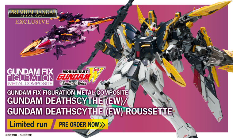 GUNDAM FIX FIGURATION METAL COMPOSITE GUNDAM DEATHSCYTHE (EW)/GUNDAM DEATHSCYTHE (EW) ROUSSETTE