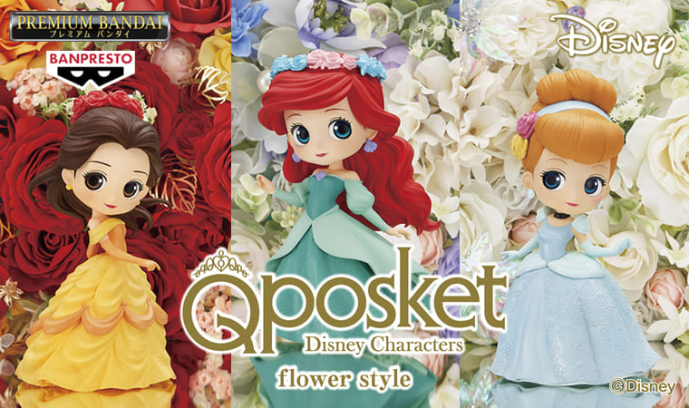 Q posket Disney Characters Flower Style