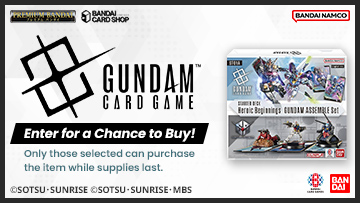 GUNDAM CARD GAME GUNDAM ASSEMBLE Starter Set and BOOSTER PACK | Enter for a Chance to Buy!