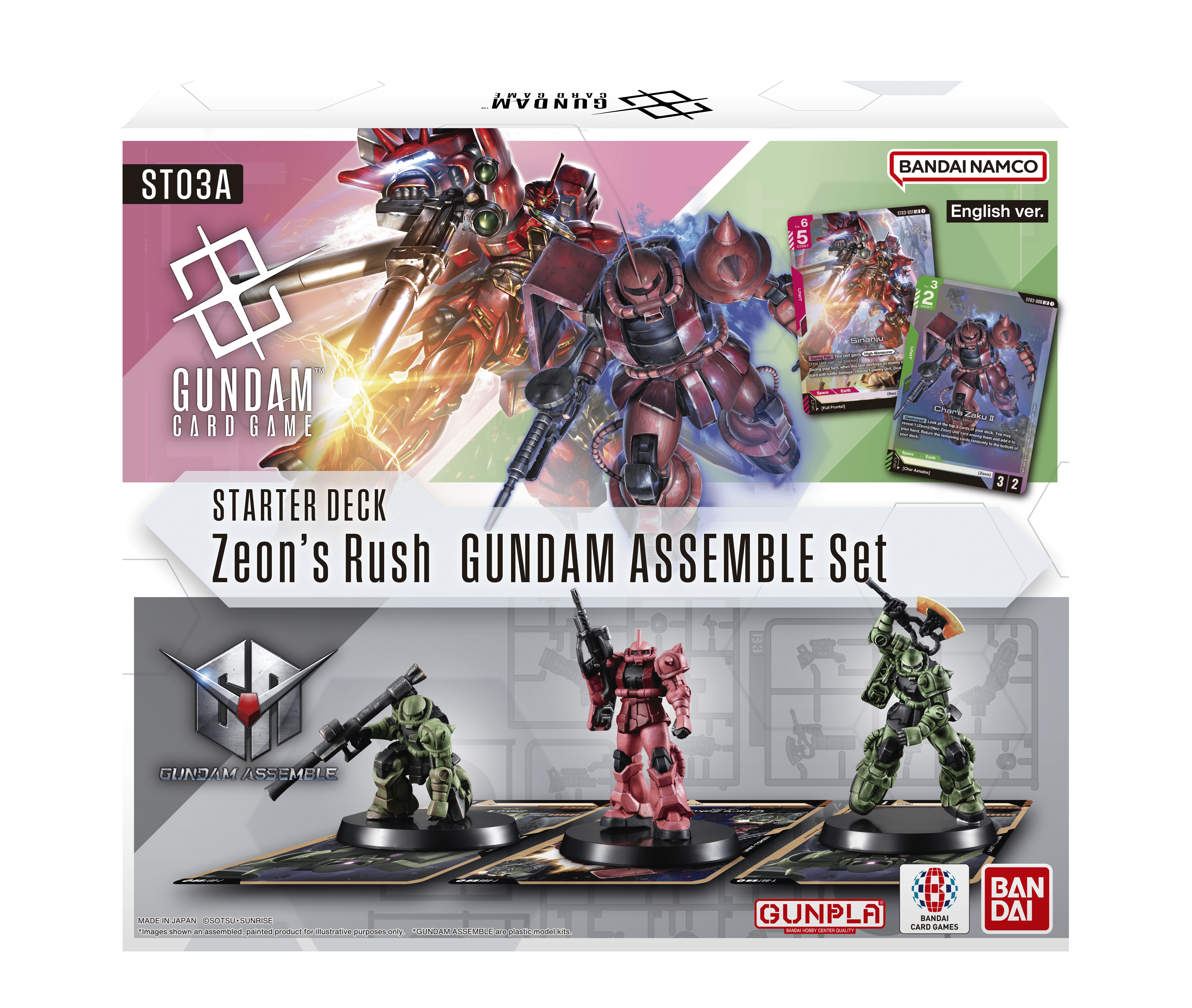 GUNDAM ASSEMBLE Starter Set Zeon's Rush [ST03A]'s product image