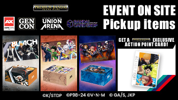 Union Arena Event Pickup. Receive a Premium Bandai Exclusive Action Point Card