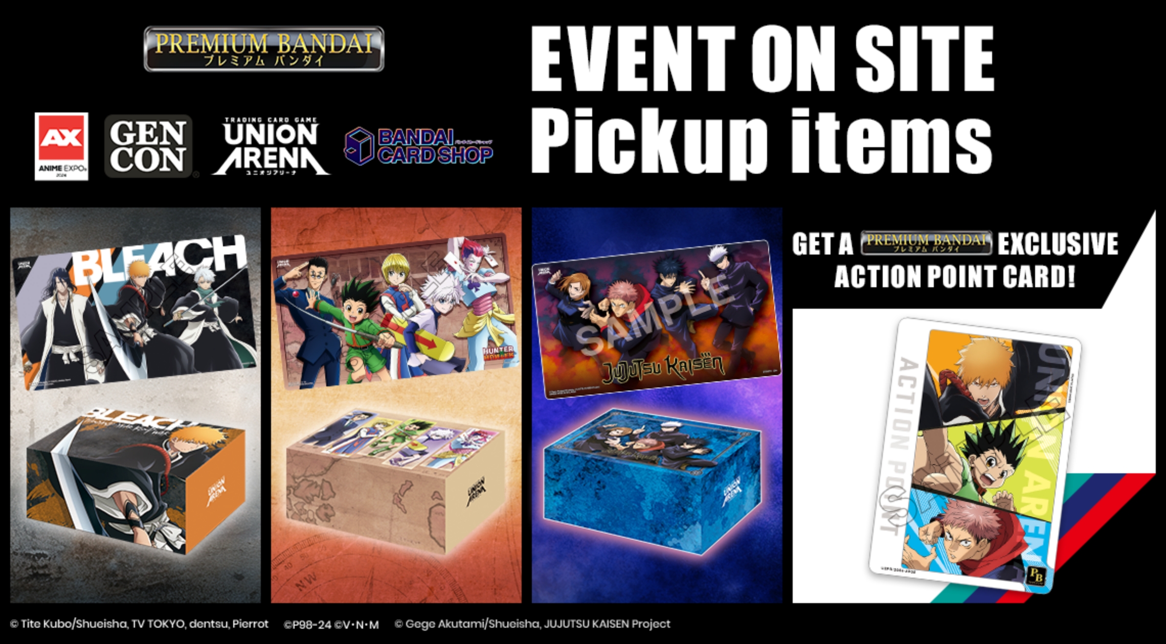 2024 Convention Event Pick Up Items (AX/Gencon)