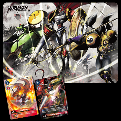DIGIMON CARD GAME PLAYMAT and CARD SET 1 –Digimon Tamers-