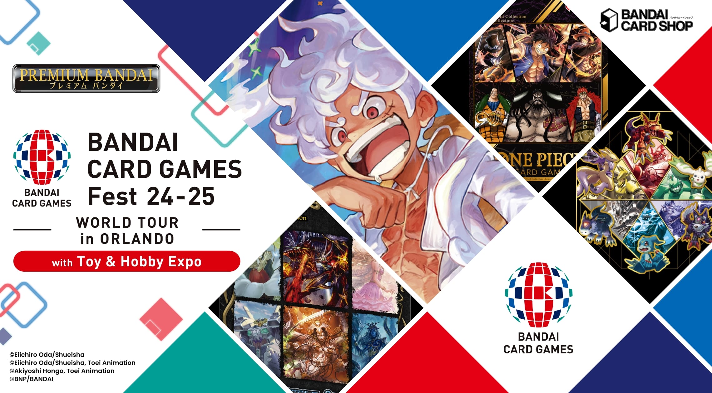 BANDAI CARD GAMES Fest 24-25 WORLD TOUR in ORLANDO with Toy & Hobby Expo