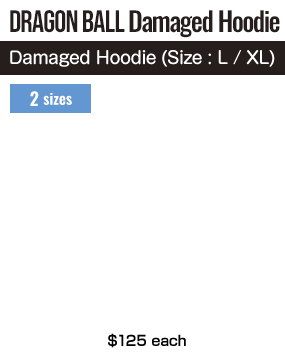 DRAGON BALL Damaged Hoodie (Damaged Hoodie (Size : L / XL))