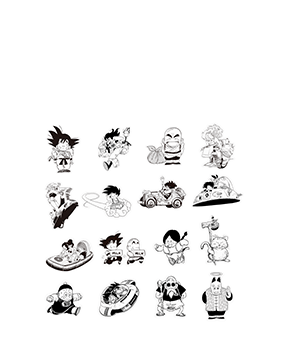 DRAGON BALL Postcard set