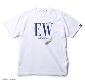 Feather Logo T-shirt - Mobile Suit Gundam Wing: Endless Waltz STRICT-G Collaboration