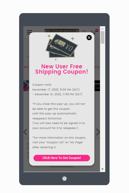 Coupons free shipping best sale