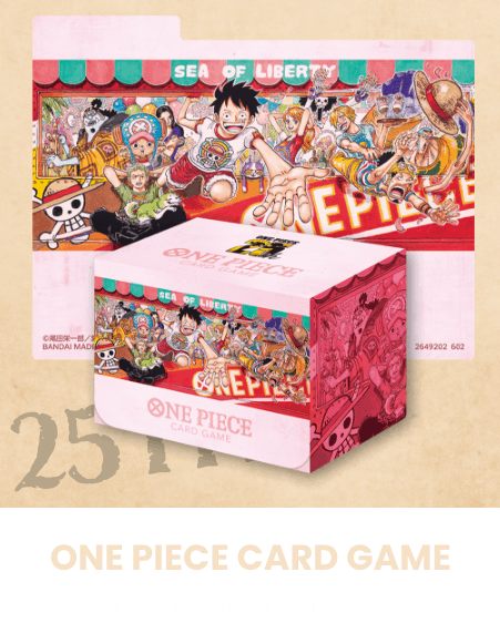 SET: Playmat + Card Case ONE PIECE CARD GAME 25th Anniversary Edition