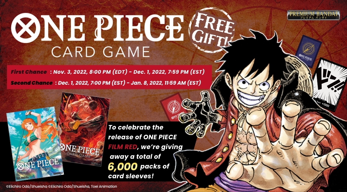 ONE PIECE CARD GAME FREE GIFT!