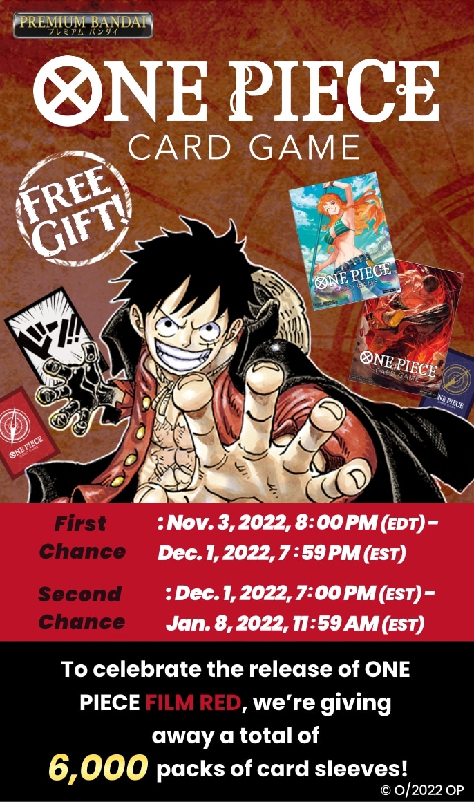 ONE PIECE CARD GAME FREE GIFT!