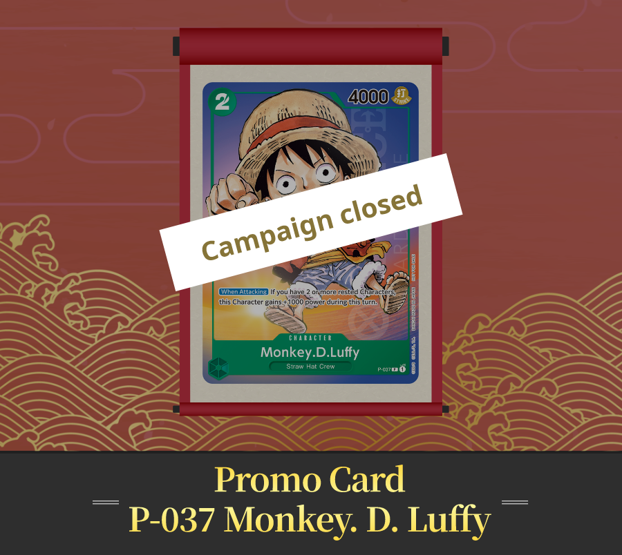 Promo Card P-037 Monkey.D.Luffy